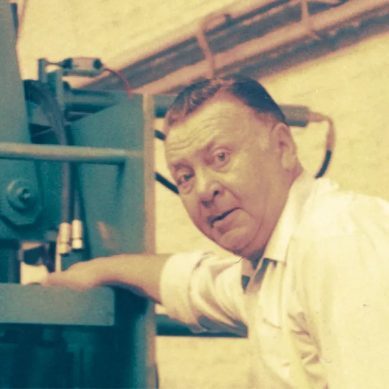 Denis Vanderbeken, founder of Bekina