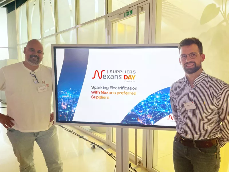 Colleagues Bekina Compounds visiting Nexans Supplier Day