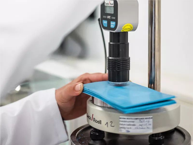 Testing compound in the lab