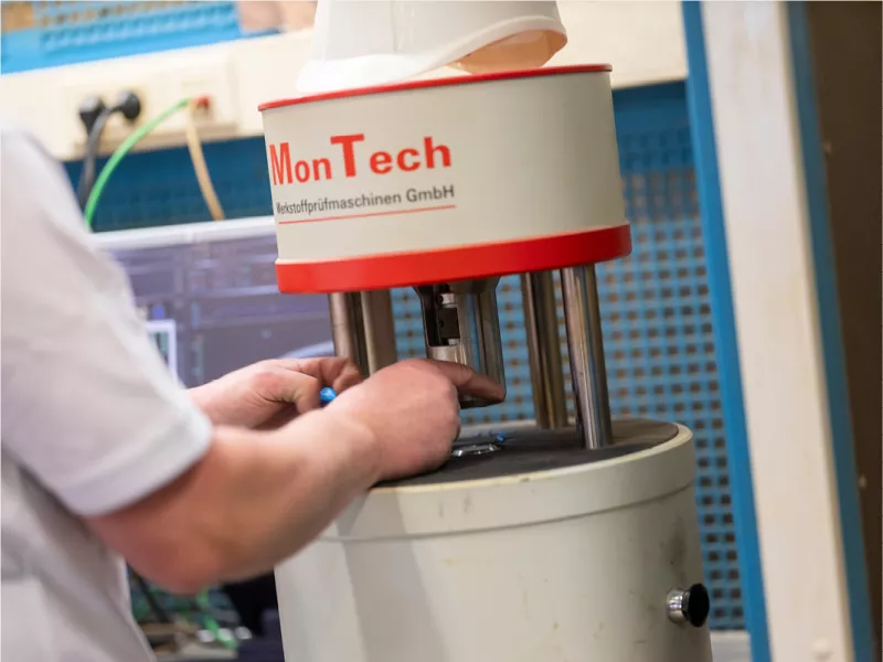 Inline testing of our compounds in the production