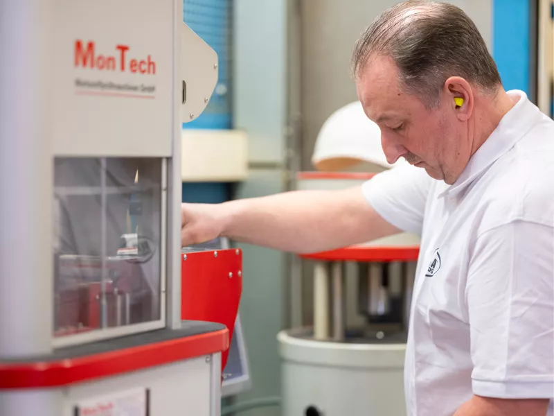 testing compounds inline of the production